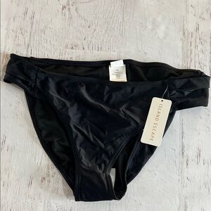 Island Escape Classic Black Swim Bottom, nwt, size 12